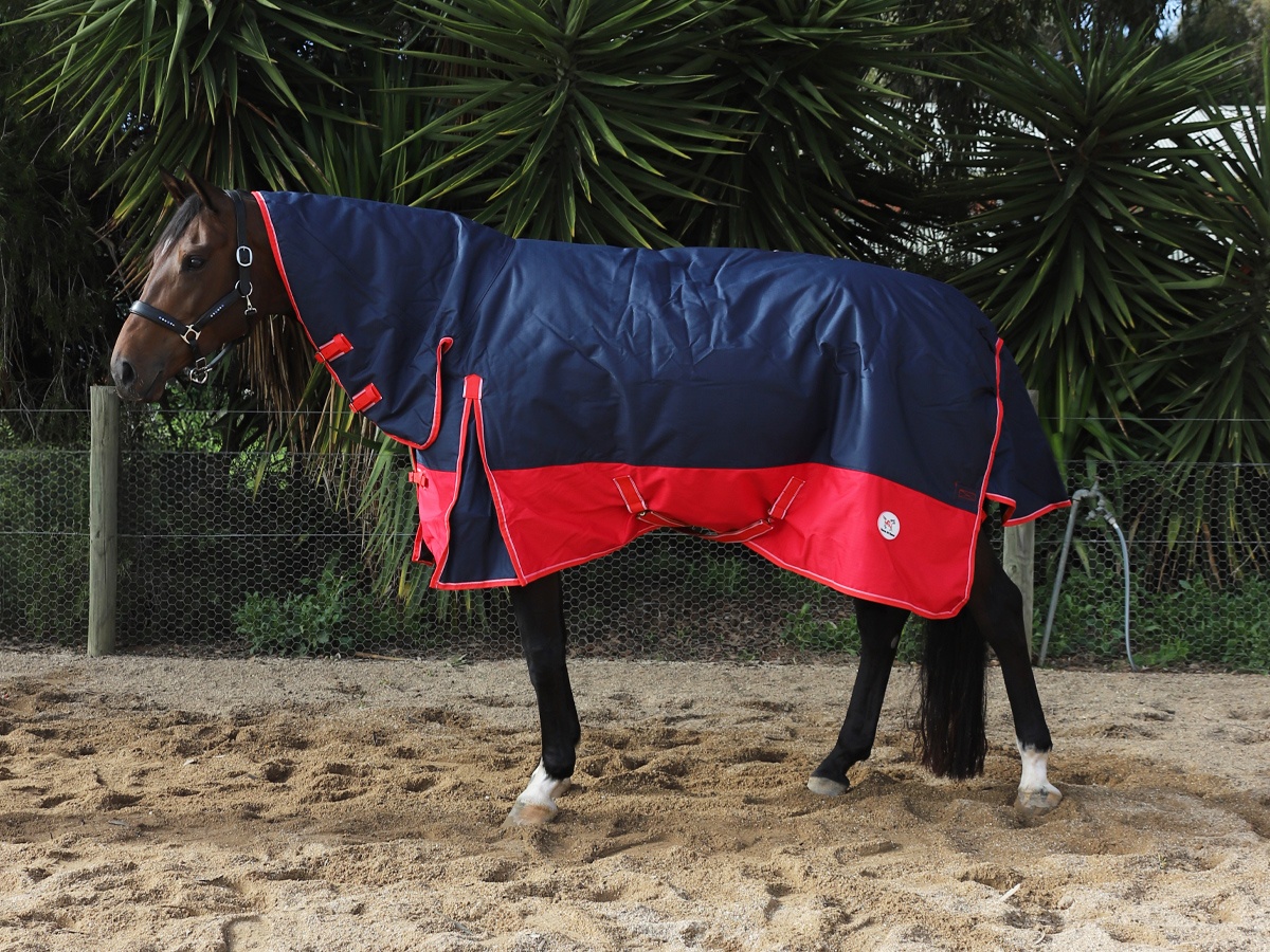 Winter Waterproof Turnout Combo Navy / Red 300g