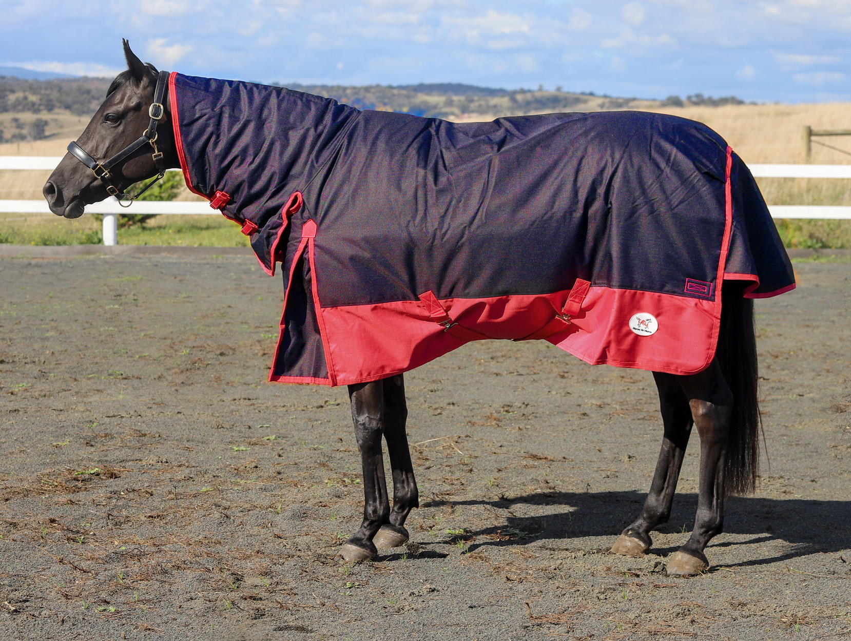 Winter Waterproof Turnout Combo Navy / Red 300g