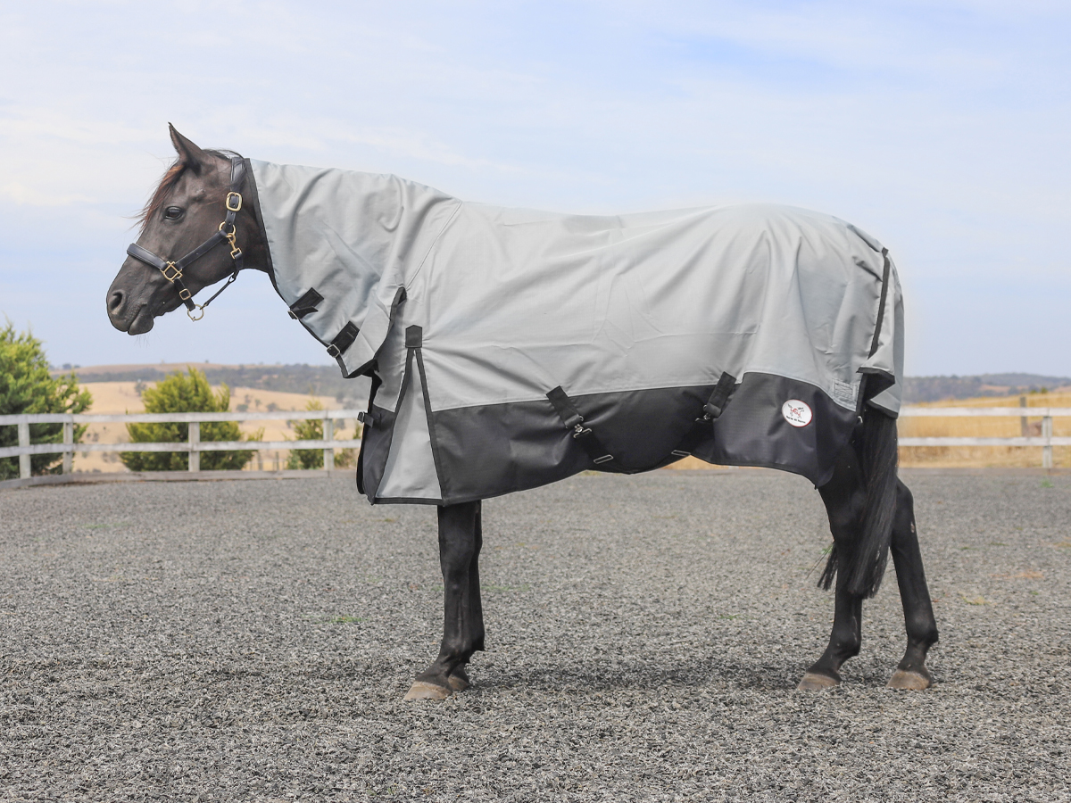 Light Grey / Black Rainsheet Combo